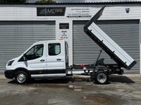 USED 2021 21 FORD TRANSIT 2.0 350 EcoBlue Leader Tipper Double Cab 4dr Diesel Manual RWD L3 Euro 6 (s/s) (130 ps) 2021 Ford Transit Leader Crew Cab Tipper