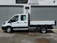 USED 2021 21 FORD TRANSIT 2.0 350 EcoBlue Leader Tipper Double Cab 4dr Diesel Manual RWD L3 Euro 6 (s/s) (130 ps) 2021 Ford Transit Leader Crew Cab Tipper