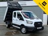 USED 2021 21 FORD TRANSIT 2.0 350 EcoBlue Leader Tipper Double Cab 4dr Diesel Manual RWD L3 Euro 6 (s/s) (130 ps) 2021 Ford Transit Leader Crew Cab Tipper