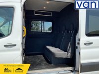 USED 2021 70 FORD TRANSIT 2.0 350 EcoBlue 6 Seater Crew Van Trend Panel Van 5dr Diesel Manual FWD L3 H2 Euro 6 (s/s) (130 ps) lwb hi roof