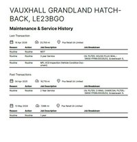 USED 2023 23 VAUXHALL GRANDLAND 1.2 Turbo Ultimate SUV 5dr Petrol Manual Euro 6 (s/s) (130 ps) ONE OWNER FROM NEW