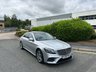 USED 2018 18 MERCEDES-BENZ S-CLASS 2.9 S350Ld AMG Line (Executive) Saloon 4dr Diesel G-Tronic+ Euro 6 (s/s) (286 ps)-Superb Example, Finished In Iridium Silver Metallic With Heated Black Leather Upholstery-Rear View Camera-Active Park Assist-19 Inch Alloy Wheels-AMG Styling-Panoramic Sliding Sunroof-10 Mercedes Services On File. 