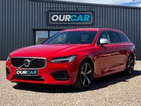 USED 2018 18 VOLVO V90 2.0 D5 PowerPulse R-Design Estate 5dr Diesel Auto AWD Euro 6 (s/s) (235 ps) WINTER PACK AND TINTED WINDOWS!