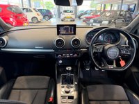 USED 2018 67 AUDI A3 1.6 TDI Black Edition Sportback 5dr Diesel Manual Euro 6 (s/s) (116 ps) PARKING SENSORS, FLAT BOTTOM MULTI FUNCTIONING STEERING WHEEL, S LINE BODY STYLING, GLOSS BLACK 18 INCH ALLOYS, AUDI CONNECT INFOTAINMENT SYSTEM, LED HEADLIGHTS