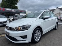 USED 2017 17 VOLKSWAGEN GOLF SV 1.4 TSI BlueMotion Tech SE MPV 5dr Petrol DSG Euro 6 (s/s) (125 ps) Buy with Complete Confidence from Sheriff Motors, All our vehicles are extensively road tested and thoroughly inspected prior to sale. Each vehicle comes with a new 1 year and we rectify all advisories and failures at no additional cost to our customers, plus a full oil and filter service. For added peace of mind, every car includes a 6 month complimentary RAC Warranty & 12 months Rac Breakdown Cover giving you complete confidence when you buy from Sheriff Motors.