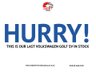 USED 2017 17 VOLKSWAGEN GOLF SV 1.4 TSI BlueMotion Tech SE MPV 5dr Petrol DSG Euro 6 (s/s) (125 ps) Buy with Complete Confidence from Sheriff Motors, All our vehicles are extensively road tested and thoroughly inspected prior to sale. Each vehicle comes with a new 1 year and we rectify all advisories and failures at no additional cost to our customers, plus a full oil and filter service. For added peace of mind, every car includes a 6 month complimentary RAC Warranty & 12 months Rac Breakdown Cover giving you complete confidence when you buy from Sheriff Motors.