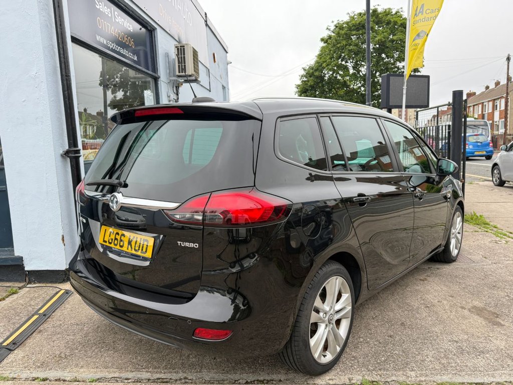 USED 2016 66 VAUXHALL ZAFIRA TOURER 1.4i Turbo SRi MPV 5dr Petrol Auto Euro 6 (140 ps) AUTO+FULL SERVICE HISTORY