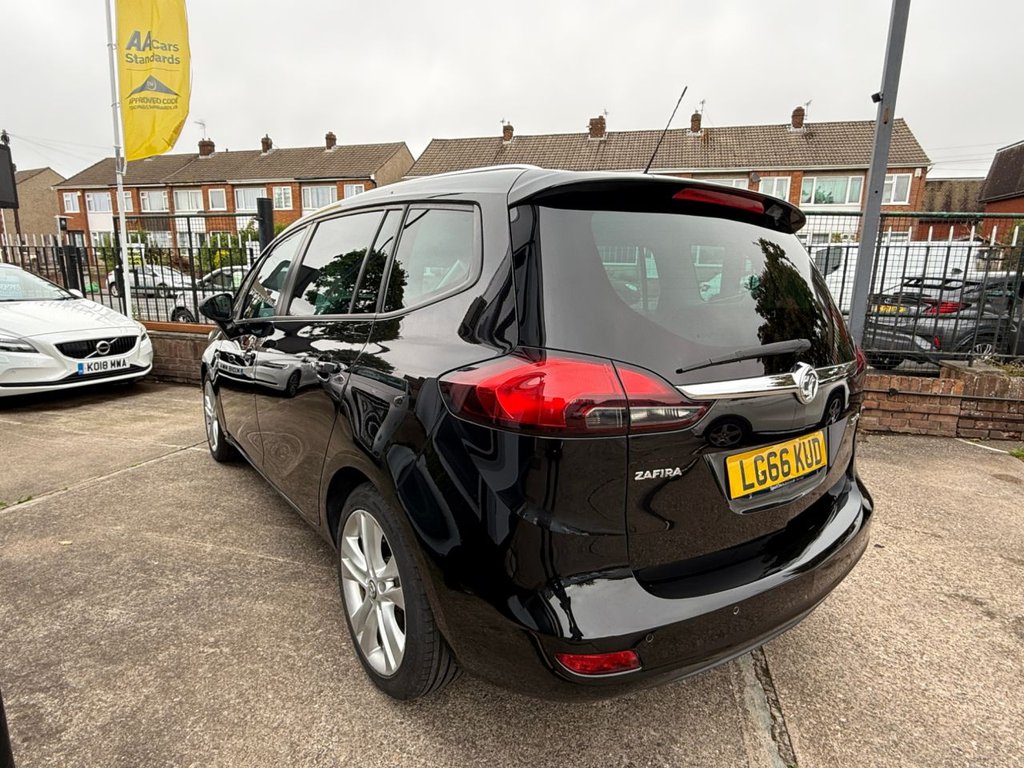USED 2016 66 VAUXHALL ZAFIRA TOURER 1.4i Turbo SRi MPV 5dr Petrol Auto Euro 6 (140 ps) AUTO+FULL SERVICE HISTORY