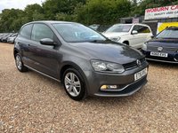 USED 2016 16 VOLKSWAGEN POLO 1.2 TSI BlueMotion Tech Match Euro 6 (s/s) 3dr Â£20 TAX+FSH+1 OWNER+P-SENSORS
