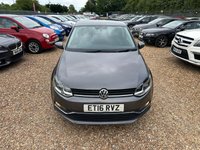 USED 2016 16 VOLKSWAGEN POLO 1.2 TSI BlueMotion Tech Match Euro 6 (s/s) 3dr Â£20 TAX+FSH+1 OWNER+P-SENSORS