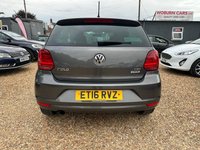 USED 2016 16 VOLKSWAGEN POLO 1.2 TSI BlueMotion Tech Match Euro 6 (s/s) 3dr Â£20 TAX+FSH+1 OWNER+P-SENSORS