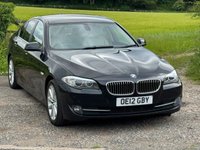 USED 2012 12 BMW 5 SERIES 2.0 520d SE Saloon 4dr Diesel Steptronic Euro 5 (s/s) (184 ps) OVER &pound;7000 OF FACTORY EXTRAS