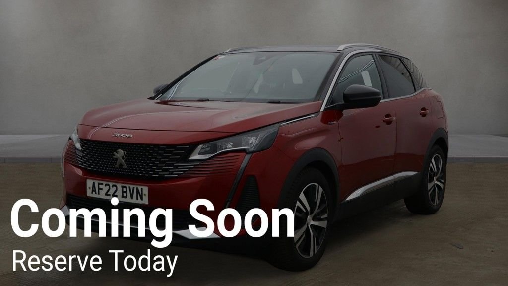 USED 2022 22 PEUGEOT 3008 1.6 13.2kWh GT SUV 5dr Petrol Plug-in Hybrid e-EAT Euro 6 (s/s) (225 ps) 