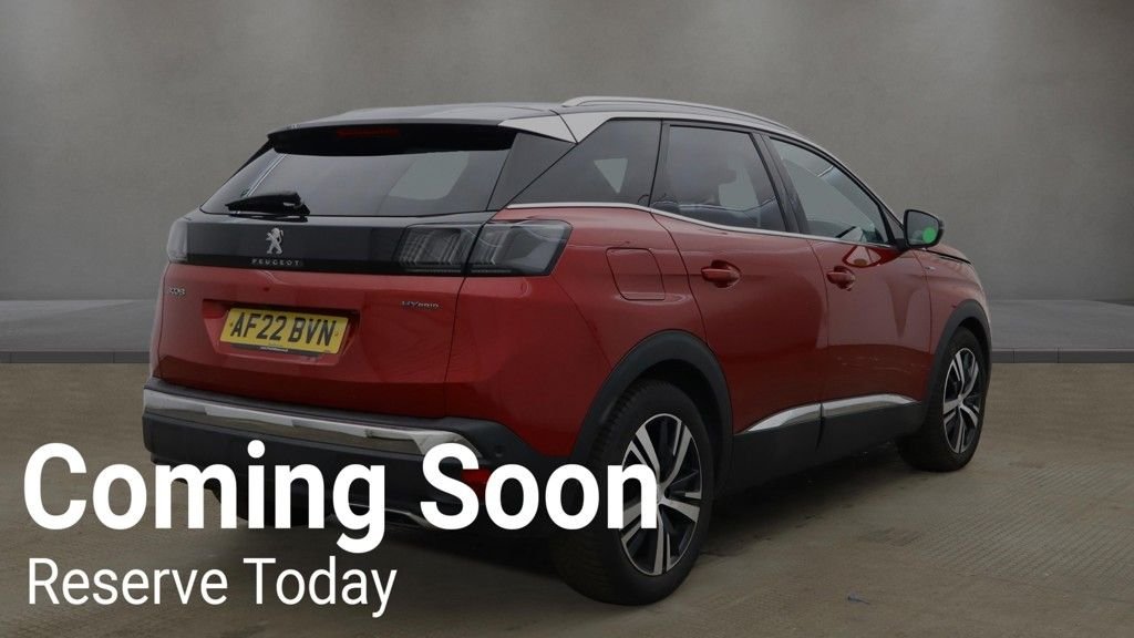 USED 2022 22 PEUGEOT 3008 1.6 13.2kWh GT SUV 5dr Petrol Plug-in Hybrid e-EAT Euro 6 (s/s) (225 ps) 