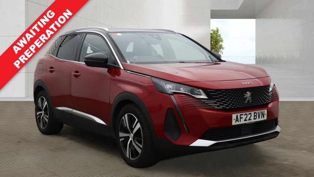 USED 2022 22 PEUGEOT 3008 1.6 13.2kWh GT SUV 5dr Petrol Plug-in Hybrid e-EAT Euro 6 (s/s) (225 ps) 