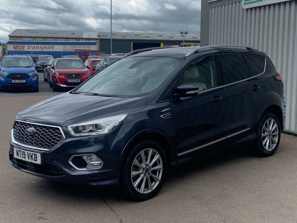 USED 2019 19 FORD KUGA 2.0 TDCi Vignale SUV 5dr Diesel Powershift AWD Euro 6 (s/s) (180 ps) *XENONS+CAMERA+SATNAV+CARPLAY*