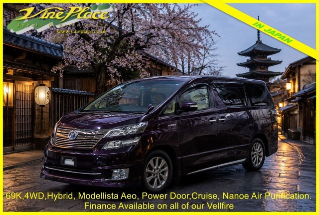 View our Toyota Vellfire 2.4 4WD Hybrid X,Auto,7 Seats,69K Miles.
