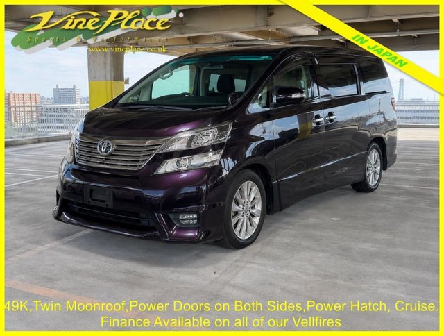 View our Toyota Vellfire 2.4 Z Platinum Selection,7 Seats,49K Miles.