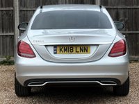 USED 2018 18 MERCEDES-BENZ C-CLASS 2.1 C 220 Sport D Auto 4dr Long MOT Sat Nav Parking Camer