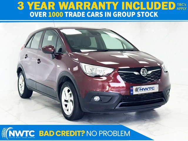 View our Vauxhall Crossland X 1.2 Turbo ecoTEC GPF SE Nav SUV 5dr Petrol Manual Euro 6 (s/s) (110 ps) FULL VAUXHALL S/H X6! 1 FORMER OWNER!