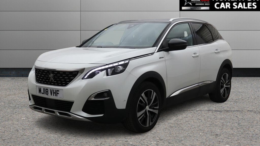 USED 2018 18 PEUGEOT 3008 1.2 PureTech GT Line SUV 5dr Petrol Manual Euro 6 (s/s) (130 ps) 