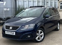 USED 2017 17 SEAT ALHAMBRA 2.0 TDI SE Lux MPV 5dr Diesel DSG Euro 6 (s/s) (184 ps) - FSH - SAT NAV - HEATED LEATHER - REVERSE CAMERA - SUNROOF - P/SENSORS - BLUETOOTH - CRUISE - DAB RADIO