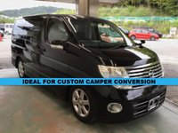 USED 2007 NISSAN ELGRAND NISSAN ELGRAND 2.5 RWD HIGHWAY STAR IDEAL FOR CUSTOM CAMPER CONVERSION # IDEAL FOR CUSTOM CAMPER CONVERSION