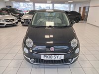 USED 2018 18 FIAT 500 1.2 Lounge Hatchback 3dr Petrol Manual Euro 6 (s/s) (69 bhp) 