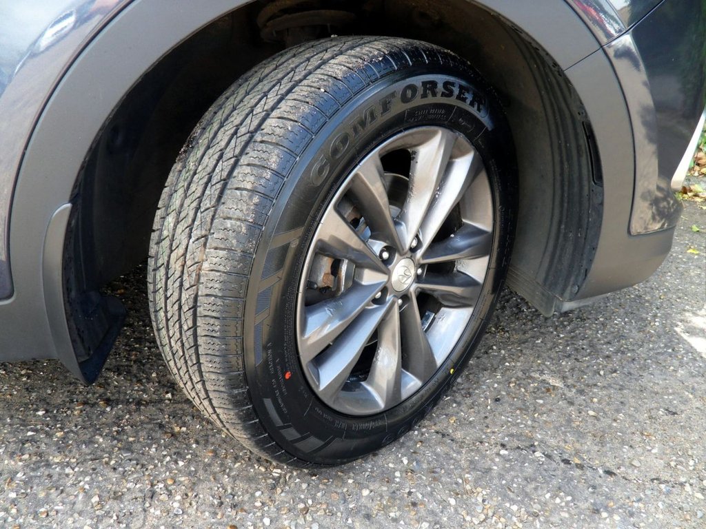 USED 2017 67 HYUNDAI SANTA FE 2.2 CRDi Blue Drive Premium SUV 5dr Diesel Manual 4WD Euro 6 (s/s) (200 ps) HeatedLeather Timing Chain Replaced