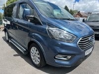 USED 2019 69 FORD TOURNEO CUSTOM 2.0 320 EcoBlue Titanium 4 SEAT WHEELCHAIR ACCESS Diesel Manual L1 Euro 6 (s/s) (130 ps) JUST 55K FSH (5 SERVICES) !!!! FRESH MOT AND SERVICE INCLUDED !!!