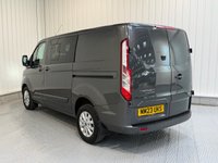 USED 2023 23 FORD TRANSIT CUSTOM 2.0 320 EcoBlue Limited Crew Van 5dr Diesel Manual 6 seats L1 H1 130 bhp * NO VAT * 