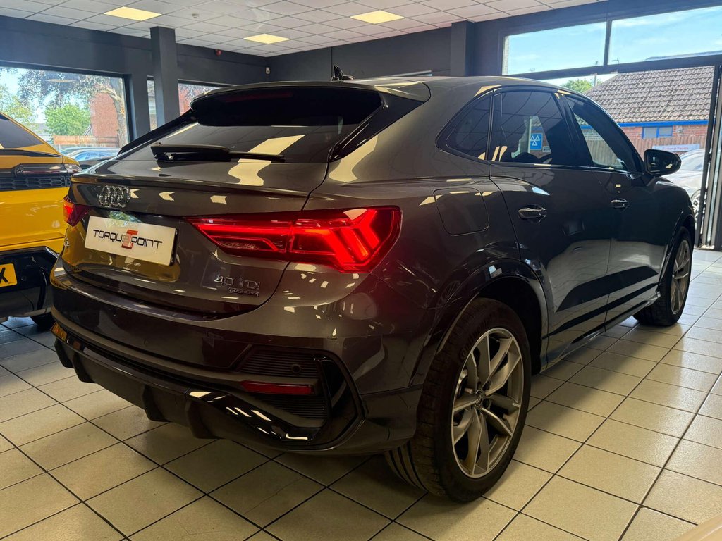 USED 2022 22 AUDI Q3 2.0 Q3 Sportback 40 TDI Black Edition Quattro Semi-Auto 4WD 5dr SH + REVERSE CAMERA + SAT NAV