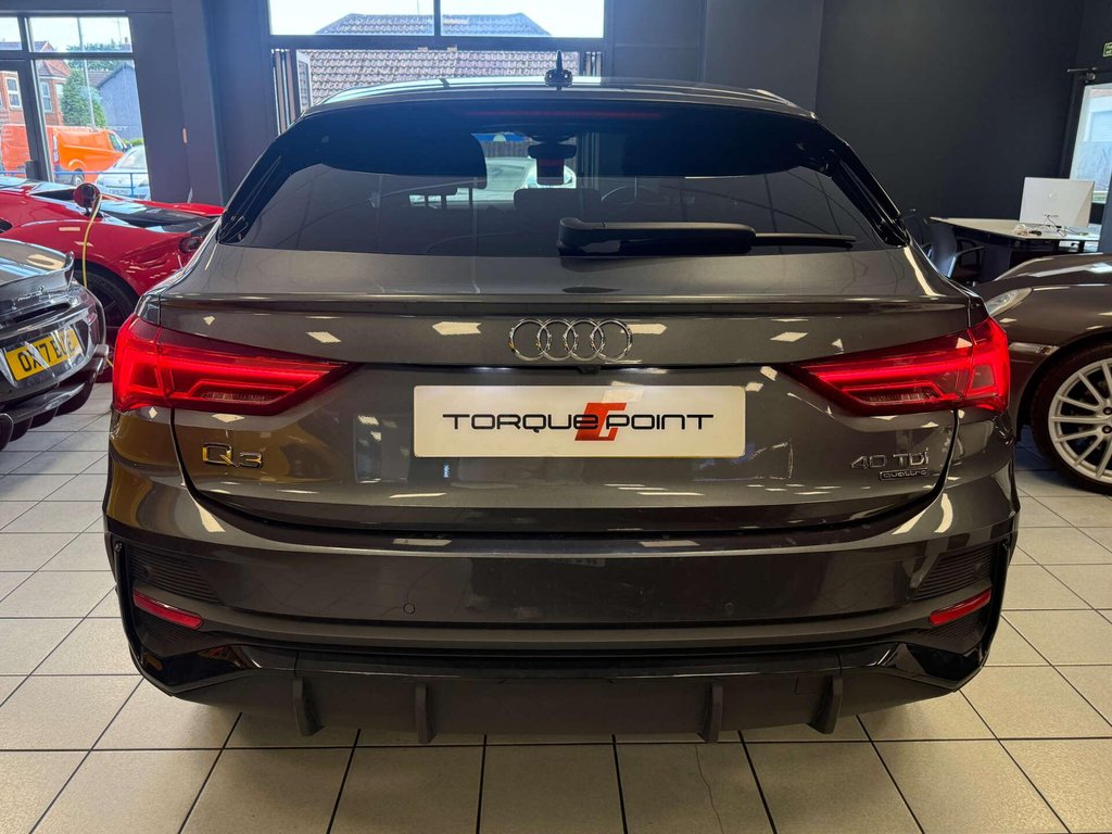 USED 2022 22 AUDI Q3 2.0 Q3 Sportback 40 TDI Black Edition Quattro Semi-Auto 4WD 5dr SH + REVERSE CAMERA + SAT NAV