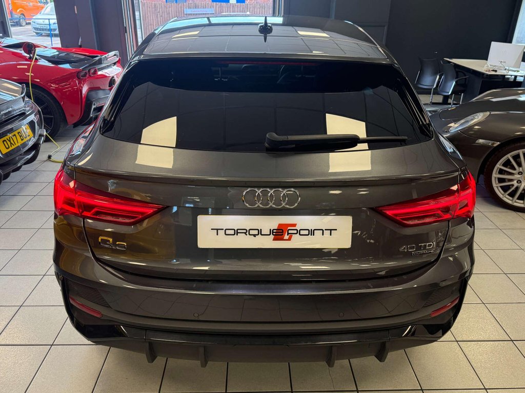 USED 2022 22 AUDI Q3 2.0 Q3 Sportback 40 TDI Black Edition Quattro Semi-Auto 4WD 5dr SH + REVERSE CAMERA + SAT NAV