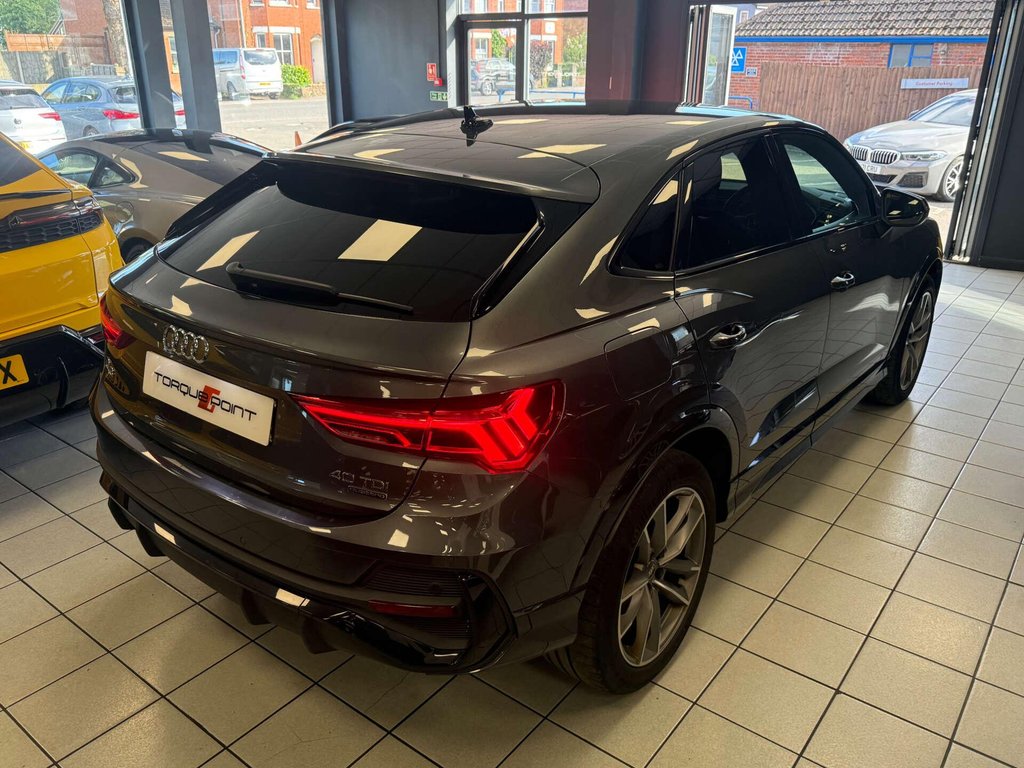 USED 2022 22 AUDI Q3 2.0 Q3 Sportback 40 TDI Black Edition Quattro Semi-Auto 4WD 5dr SH + REVERSE CAMERA + SAT NAV