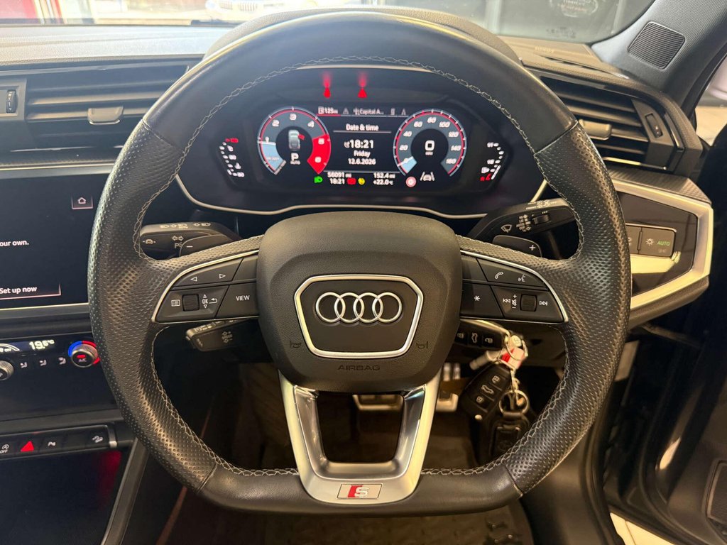 USED 2022 22 AUDI Q3 2.0 Q3 Sportback 40 TDI Black Edition Quattro Semi-Auto 4WD 5dr SH + REVERSE CAMERA + SAT NAV