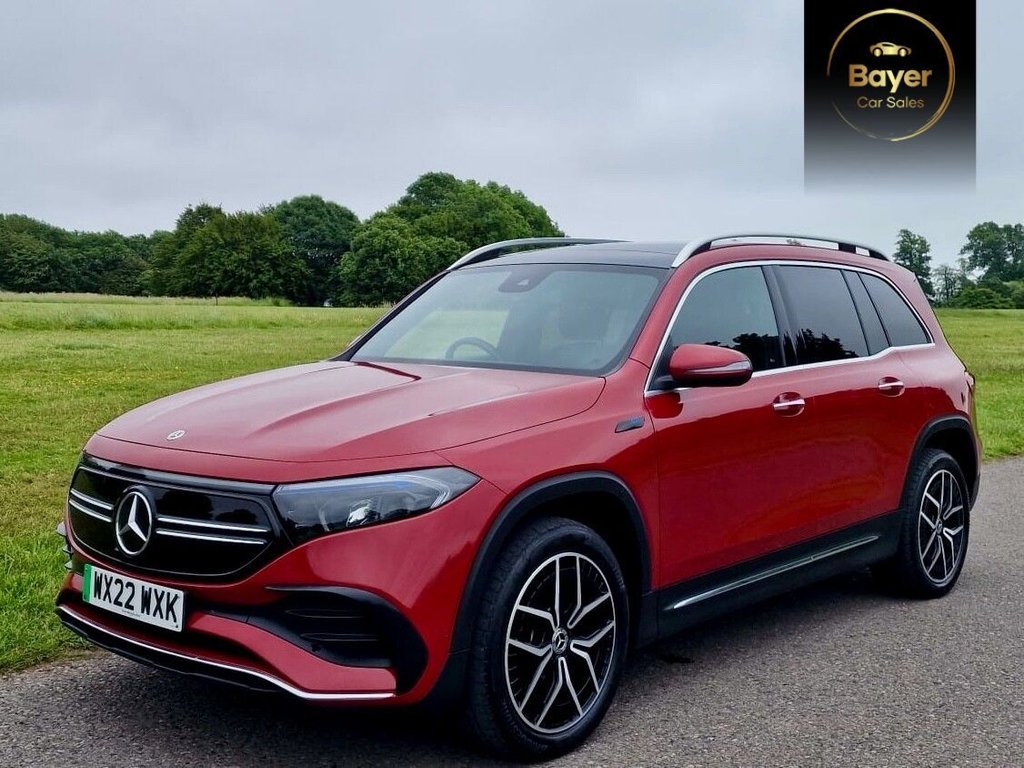 USED 2022 22 MERCEDES-BENZ EQB EQB 350 66.5kWh AMG Line (Premium) SUV 5dr Electric Auto 4MATIC (292 ps) FINANCE AVAILABLE