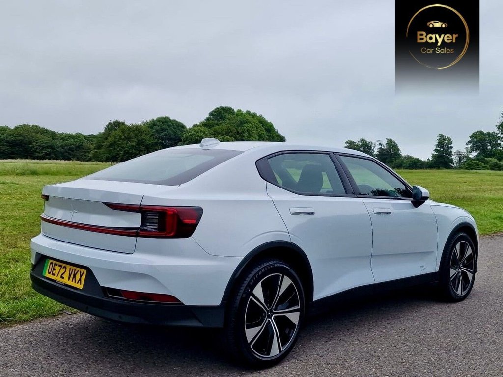USED 2022 72 POLESTAR POLESTAR 2 Single Motor 78kWh Long Range Fastback 5dr Electric Auto FWD (231 ps) FINANCE AVAILABLE