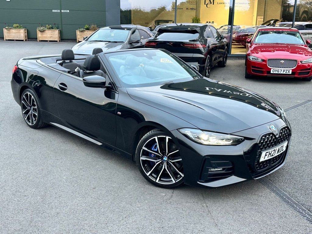 USED 2021 21 BMW 4 SERIES 2.0 420d MHT M Sport Convertible 2dr Diesel Hybrid Auto Euro 6 (s/s) (190 ps) 