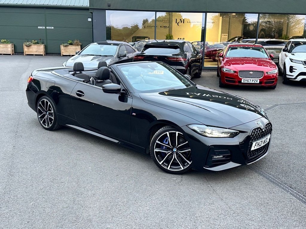 USED 2021 21 BMW 4 SERIES 2.0 420d MHT M Sport Convertible 2dr Diesel Hybrid Auto Euro 6 (s/s) (190 ps) 