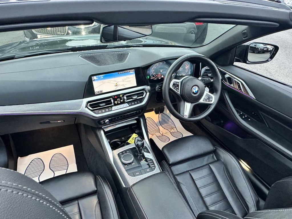 USED 2021 21 BMW 4 SERIES 2.0 420d MHT M Sport Convertible 2dr Diesel Hybrid Auto Euro 6 (s/s) (190 ps) 