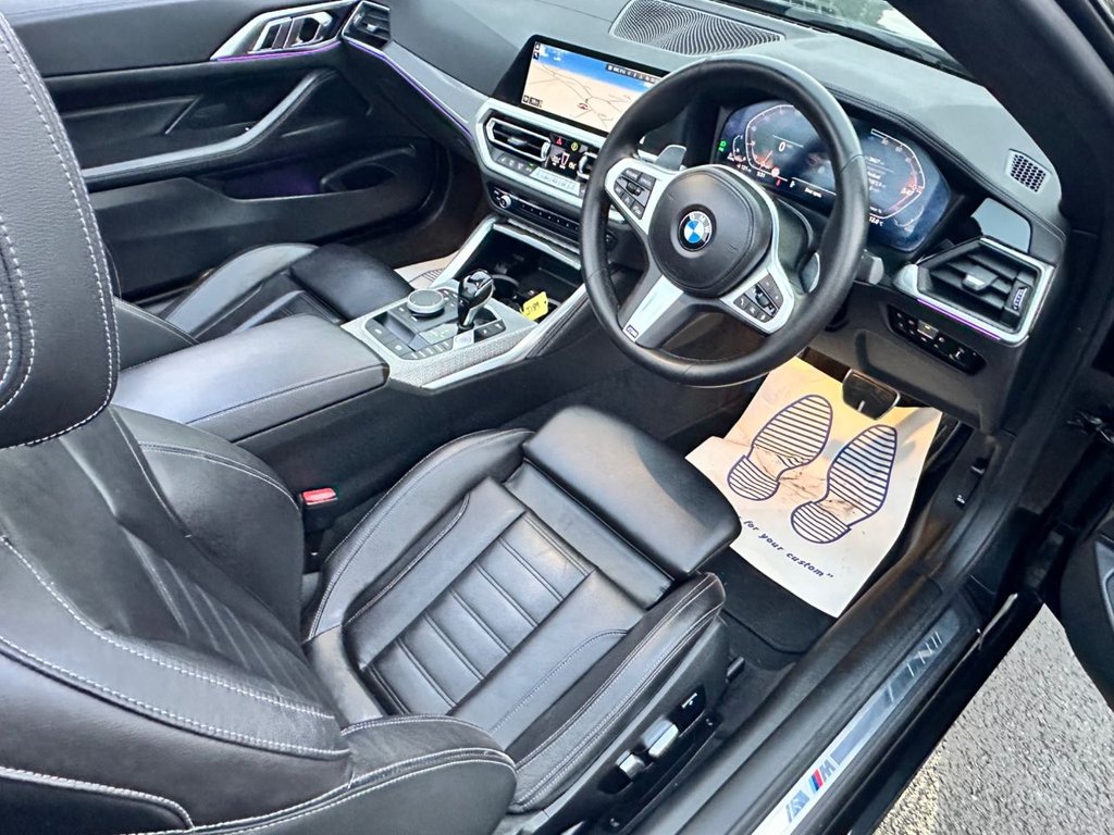 USED 2021 21 BMW 4 SERIES 2.0 420d MHT M Sport Convertible 2dr Diesel Hybrid Auto Euro 6 (s/s) (190 ps) 