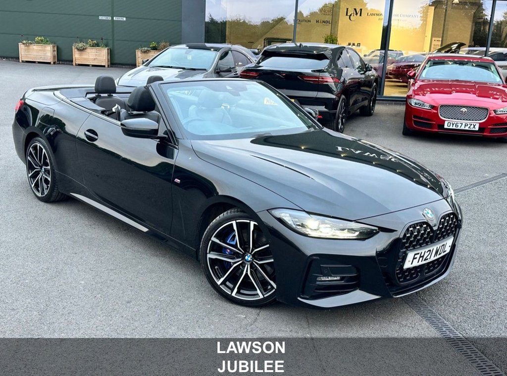 USED 2021 21 BMW 4 SERIES 2.0 420d MHT M Sport Convertible 2dr Diesel Hybrid Auto Euro 6 (s/s) (190 ps) 