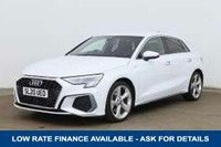 USED 2020 20 AUDI A3 SPORTBACK 1.5 TFSI 35 S-LINE FIVE DOOR 150 BHP + SAT NAV + LEATHER 