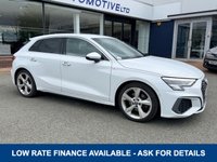 USED 2020 20 AUDI A3 SPORTBACK 1.5 TFSI 35 S-LINE FIVE DOOR 150 BHP + SAT NAV + HEATED LEATHER + B&O 