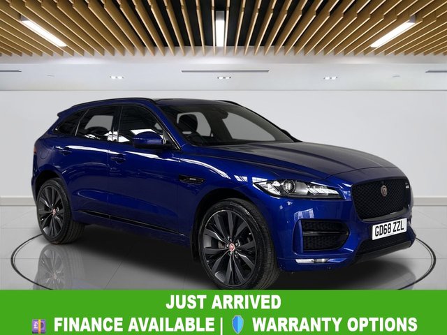2018 68 JAGUAR F-PACE 2.0 D240 R-Sport SUV 5dr Diesel Auto AWD Euro 6 (s/s) (240 ps) Bluetooth | Climate Control