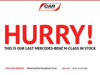 USED 2010 60 MERCEDES-BENZ M-CLASS 3.0 ML300 CDI V6 BlueEfficiency Sport SUV 5dr Diesel G-Tronic 4WD Euro 5 (204 ps) 12 MONTH MOT   &  12 WARRANTY
