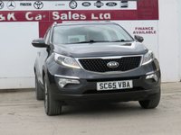 USED 2016 65 KIA SPORTAGE 1.7 CRDi EcoDynamics Axis Edition SUV 5dr Diesel Manual 2WD Euro 6 (s/s) (114 bhp) 