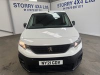 USED 2021 21 PEUGEOT PARTNER 1.5 BlueHDi 1000 Grip Standard Panel Van 5dr Diesel Manual SWB Euro 6 (s/s) (100 bhp) 1 OWNER+GRIP MODEL+AIR CON
