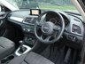 USED 2017 17 AUDI Q3 1.4 TFSI CoD Sport 5d 150 S/S LOW MILEAGE, GOOD SERVICE HISTORY, SAT NAV, DAB RADIO, BLUETOOTH PHONE & MUSIC, AUDI MUSIC INTERFACE, REAR ACCOUSTIC PARKING SENSORS, MANUAL 6 SPEED, 17 INCH 5 ARM ALLOY WHEELS, ROOF RAILS, CLOTH INTERIOR, SPORT SEATS WITH ELECTRIC LUMBAR SUPPORT, RAIN & LIGHT SENSORS, AUTO HOLD, LEATHER MULTIFUNCTION STEERING WHEEL, DRIVE SELECT, DUAL CLIMATE A/C, FRONT CENTRE ARM REST, CD & SD CARD READERS, ELECTRIC HEATED MIRRORS, ELECTRIC WINDOWS, TYRE PRESSURE MONITOR, ISO FIX, SPACE SAVER SPARE WHEEL